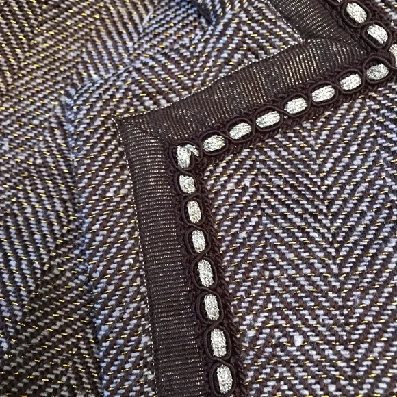 Coldwater Creek Shimmer Herringbone Blazer Jacket NEW Womens Size 14 Large Gift - Picture 9 of 12